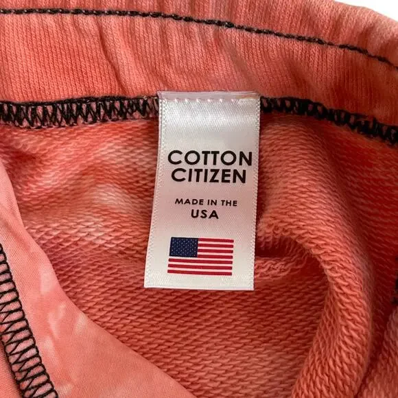 Cotton Citizen Milan Jogger Sweatpants Small Dahlia Crystal Tie Dye Sweats Pink - Picture 7 of 8